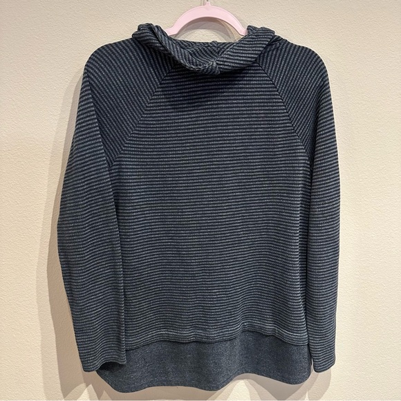 J. Jill‎ Blue Cowl Neck Longsleeve Knit Top Size Small - Picture 2 of 4